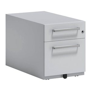 BISLEY Note Rollcontainer lichtgrau 2 Auszüge 42,0 x 77,5 x 49,5 cm