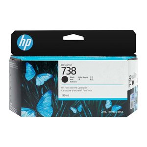 HP 738(498N4A) schwarz Druckerpatrone