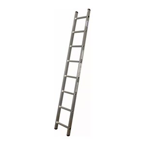 KRAUSE Anlegeleiter CORDA silber 8 Sprossen, H: 225,0 cm