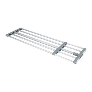WENKO Teleskop-Garderobe 50609100 silber Metall 5 Haken 70,0-120,0 x 3,0 cm, 1 St.