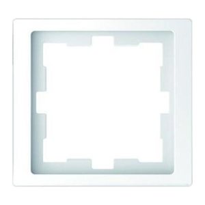 MERTEN  1-fach Steckdosenrahmen MEG4010-6535 D-Life weiß 8,1 x 8,1 cm, 1 St.