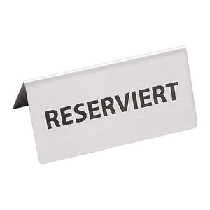 contacto RESERVIERT Tischnummern, 1 St.