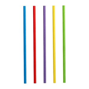 PAPSTAR Strohhalme pure farbsortiert Papier, 100 St.