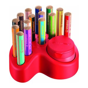 STABILO woody 3in1 Buntstifte farbsortiert, 15 St.