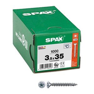 SPAX® Universalschrauben T20 Senkkopf WIROX 1191010350355 3,5 mm x 35 mm, 1.000 St.