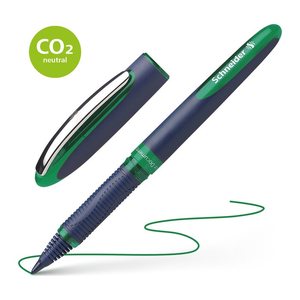 Schneider One Business Tintenroller grün/schwarz 0,6 mm, Schreibfarbe: grün, 1 St.