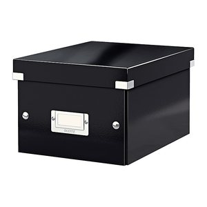 LEITZ Click & Store Aufbewahrungsbox 7,4 l schwarz 21,6 x 28,2 x 16,0 cm, 1 St.