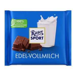 Ritter SPORT EDEL-VOLLMILCH Schokolade 100,0 g, 1 St.