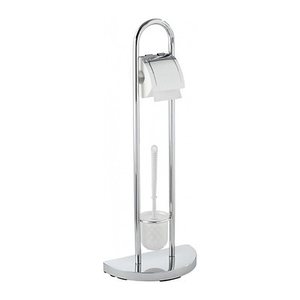 WENKO WC-Garnitur Raumwunder silber Metall, 1 St.