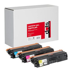 dots  cyan, magenta, gelb Toner kompatibel zu brother TN-421C/M/Y, 3er-Set