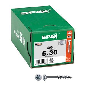 SPAX® Universalschrauben T20 Senkkopf WIROX 0191010500305 5 mm x 30 mm, 500 St.