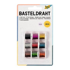 folia Set Basteldraht 0,3 mm 2,0 m 9 St.