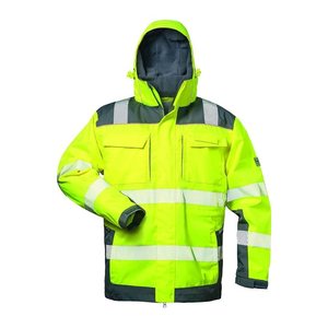 elysee® unisex Warnjacke Winter RUFUS gelb, grau Größe 4XL