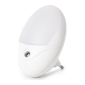 Entac Nachtlicht 0.5W Oval CW White Dämmerungssensor