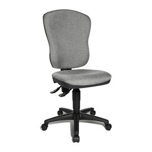 Topstar Bürostuhl Point 80, 8180 G23 Stoff grau, Gestell schwarz