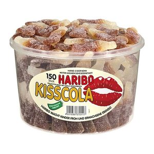 HARIBO Kiss-Cola Fruchtgummi 150 St./1350,0 g, 150 St.