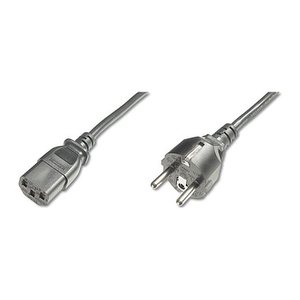 DIGITUS Netzanschlusskabel, 1,8m, Schuko - C13, schwarz