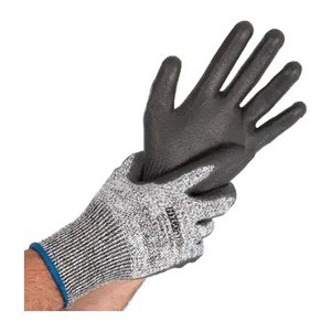 HYGOSTAR unisex Schnittschutzhandschuhe Cut Safe grau Größe 7, 10 Paar