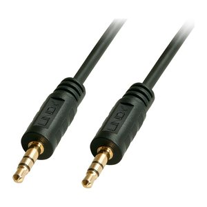 LINDY Audiokabel Stereo 3.5mm/3.5mm M/M 0.25m
