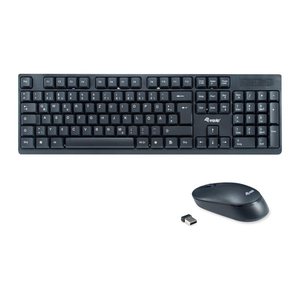 Equip Kombi Wireless Tastatur+Maus DE schwarz