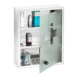 WENKO Medizinschrank ohne Norm silber