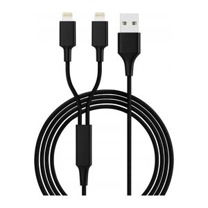 smrter Hydra DUO Ladekabel, Typ Lightning, 120cm, black retail