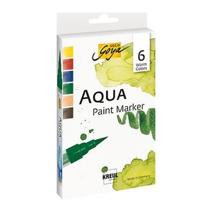 KREUL SOLO Goya Warm Color Aquarellmarker farbsortiert, 6 St.