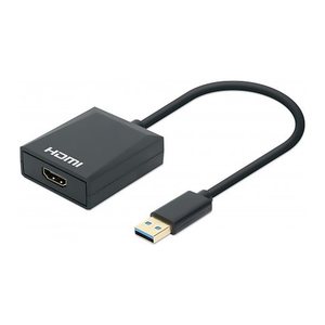 MANHATTAN USB-A USB 3.1 Gen 1 auf HDMI-Adapter 1080p@60Hz