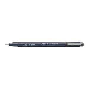 Pentel Pointliner Fineliner braun 0,5 mm, 1 St.