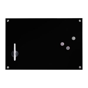 Zeller Glas-Magnettafel 60,0 x 40,0 cm schwarz