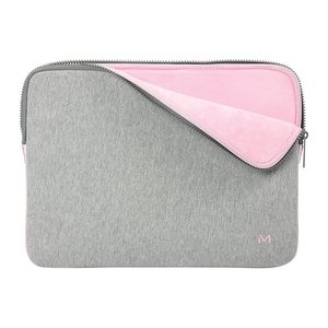 Mobilis Skin Memory Foam Sleeve 12.5-14" - Grey and pink