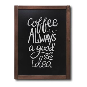 Showdown® Displays Kreidetafel Natura 60,0 x 80,0 cm Dark Wood