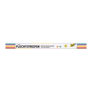 folia Bastelset Flechtstreifen farbsortiert 200 St.