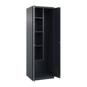CP Putzmittelschrank Classic Plus 080100-00 S10010 anthrazitgrau 4 Fachböden 60,0 x 50,0 x 185,0 cm, aufgebaut, 1 St.