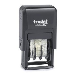 trodat Datumstempel Printy NL schw + Kissen schw 4810