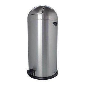 helit "the step dome" Mülleimer 52,0 l edelstahl, 1 St.