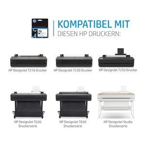 HP 712(3ED71A) schwarz Druckerpatrone
