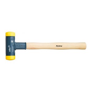 Wiha 02097 Schonhammer 1,0 kg Kopf: Gummi