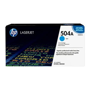HP 504A (CE251A) cyan Tonerkartusche