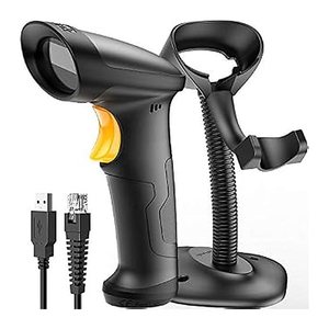 inateck BCST-33 Black 1D Barcode Scanner, kabelgebunden, USB
