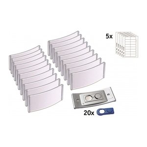 AVERY Zweckform Namensschilder mit Magnet 80,0 x 34,0 mm, 1 Set