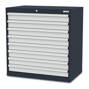 Simplaflex® Systemeinrichter C-Line Schubladenschrank anthrazit 8 Schubladen 90,0 x 57,5 x 92,0 cm, 1 St.