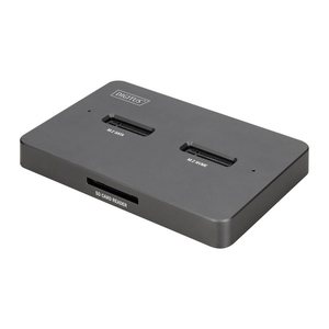 DIGITUS Docking USB-C->NVMe SSD,SATA SSD, SD