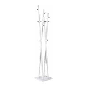 HAKU Möbel Kleiderständer 20307 weiß Metall 12 Haken 35,0 x 192,0 cm, 1 St.