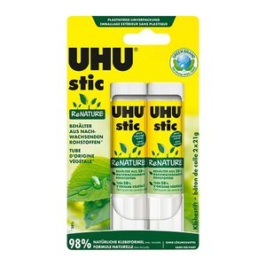 UHU stic ReNATURE Klebestifte 21,0 g, 2 St.