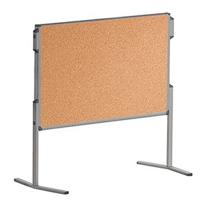 FRANKEN Moderationswand PRO klappbar 120,0 x 150,0 cm braun