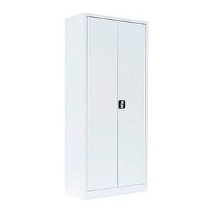 LÜLLMANN Stahlschrank 530337 signalweiß 4 Fachböden 80,0 x 38,3 x 180,0 cm, aufgebaut, 1 St.