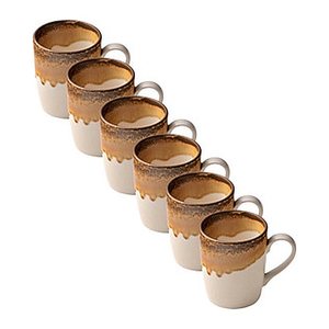 HEART & SOUL Kaffeebecher Perfect Match Cumin hellbraun 0,25 l, 6 St.