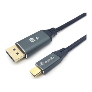 Equip Adapter USB-C->DisplayPort1.4 St/St 8K/ 60Hz 1.00m PVC