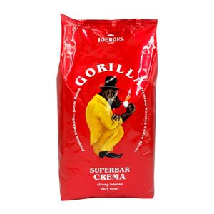 GORILLA Espresso Super Bar Crema Kaffeebohnen, kräftig, 1 kg